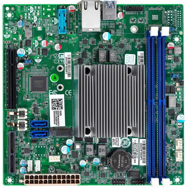 MiTAC S32272NR-C958 Desktop Motherboard - Intel 2x DDR4 - No - 1x M.2 - Mini ITX