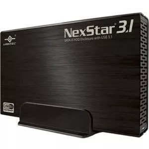 Vantec NST-370A31-BK NexStar 3.1 Black Drive Enclosure - USB 3.1 Host Interface External