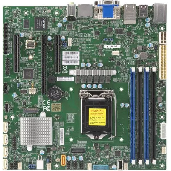 Supermicro MBD-X11SCZ-F-B Motherboard - Intel C246 - LGA 1151 - Bulk