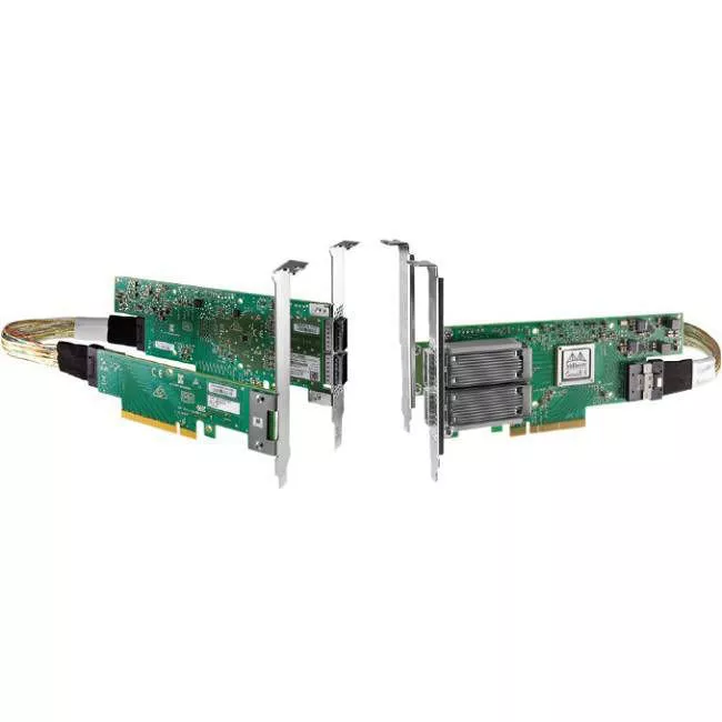 NVIDIA MCX556M-ECAT-S25 ConnectX-5 VPI Network Card - EDR IB - 2x PCIe 3.0 x8 - 100 GbE - 2x Port