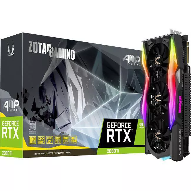 ZOTAC ZT-T20810B-10P Gaming GeForce RTX 2080 Ti AMP Extreme Graphic Card