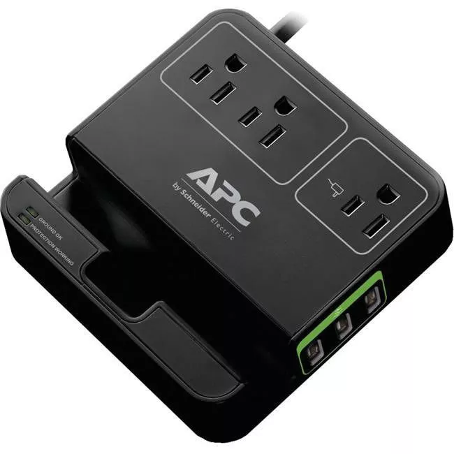 APC P3U3B SurgeArrest Essential 3-Outlets Surge Suppressor/Protector