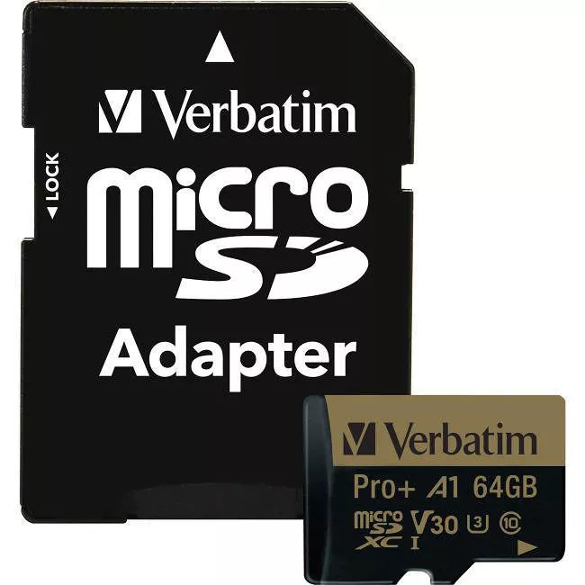 Verbatim 70002 Pro Plus 64 GB Class 10/UHS-I (U3) microSDXC