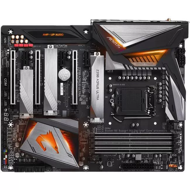 GIGABYTE Z390 AORUS ULTRA Intel Chipset - Socket H4 LGA-1151 - Ultra Durable Desktop Motherboard