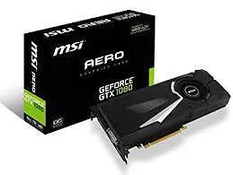 MSI GTX 1080 AERO 8G OC GEFORCE GTX 1080 8GB GDDR5X
