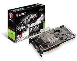 MSI GTX 1080 SEA HAWK EK GEFORCE GTX 1080 PCIE GDDR5 8GB