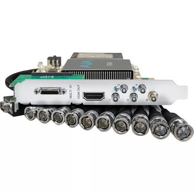 AJA KONA-5-R0-S01 12G-SDI I/O, 10-bit PCIe Card, HDMI 2.0 output w/ HFR support (PCIe power)