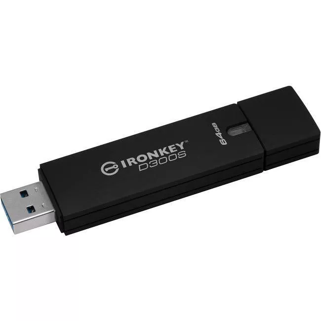 Kingston IKD300S/64GB 64 GB IronKey D300 D300S USB 3.1 Flash Drive