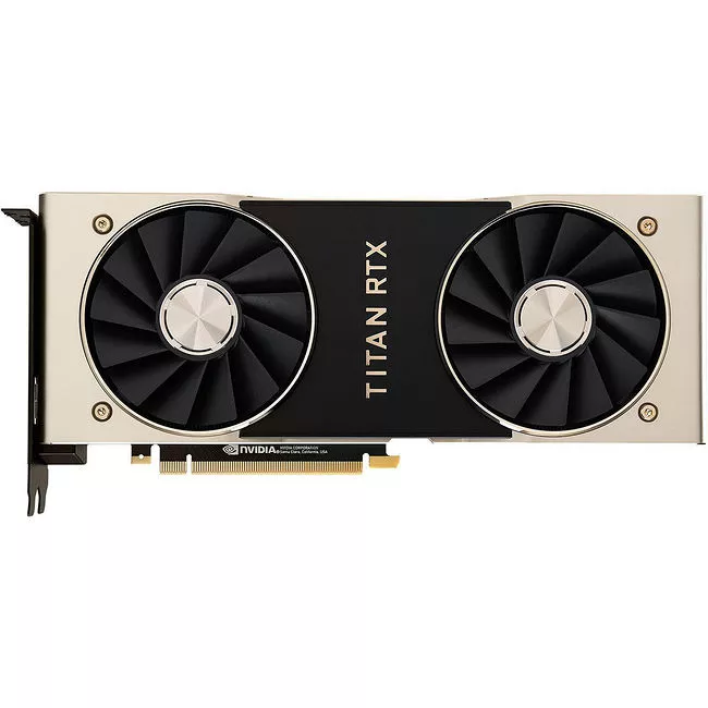 NVIDIA 900-1G150-2500-000 Titan RTX 24 GB GDDR6 - PCIe 3.0 x16 - Dual Slot - Graphic Card