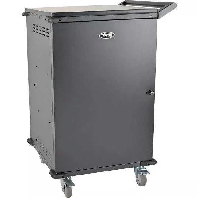 Tripp Lite CSC48AC 48-Port AC Charging Cart Storage Station Chromebook Laptop Tablet Black