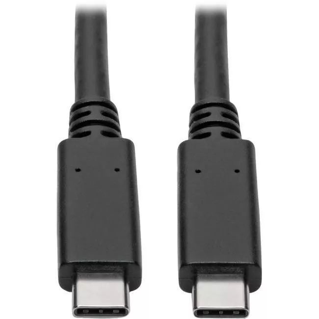 Tripp Lite U420-C03-G2-5A Eaton Tripp Lite Series USB-C Cable (M/M) - USB 3.2, Gen 2 (10 Gbps), 5A (100W) Rating, USB-IF Certified, Thunderbolt 3 Compatible, 3 ft. (0.91 m)