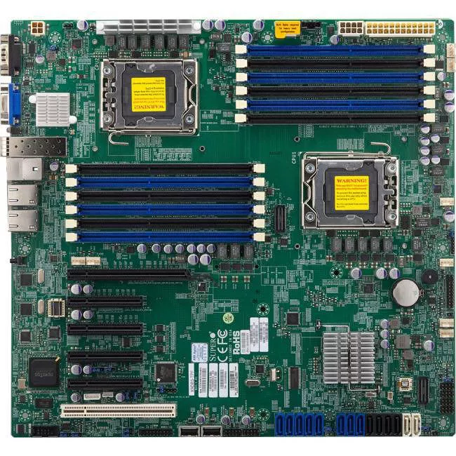 Supermicro MBD-X9DAX-ITF-B Server Motherboard - 2x Socket R LGA-2011 - Intel C602 - 16x DDR3 - RAID - 2x PCIe x16 - Enhanced EATX