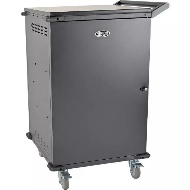 Tripp Lite CSC45AC 45-Port AC Charging Cart Storage Station Chromebook Laptop Tablet Black