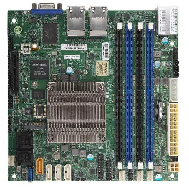 Supermicro MBD-A2SDI-8C-HLN4F-B Desktop Server - Intel Atom Processor C3758- Socket BGA-1310