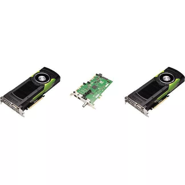 PNY VCQM6000SYNC-2M6KIT Dual Quadro M6000 Graphic Card - 12 GB GDDR5 + Quadro Sync (Turnkey Kit)