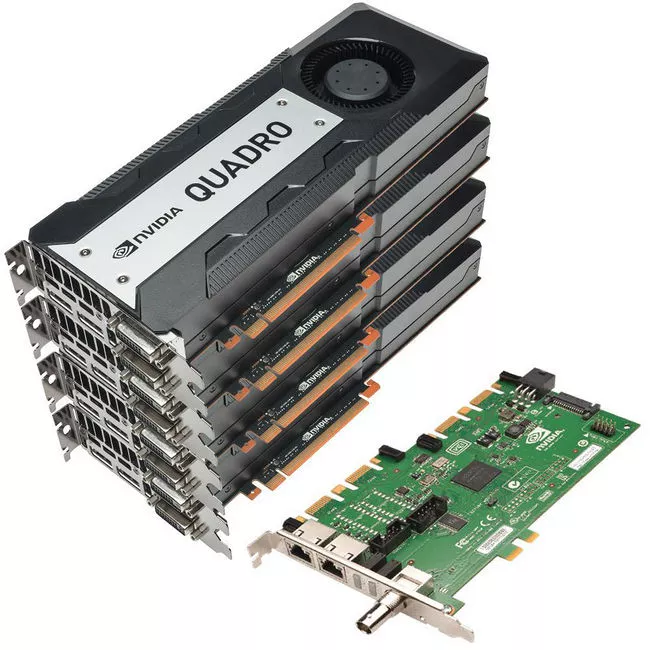 PNY VCQK6000SYNC-4K6KIT Quad Quadro K6000 Graphic Card - 12 GB GDDR5 + Quadro Sync (Turnkey Kit)