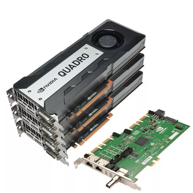 PNY VCQK6000SYNC-3K6KIT Tri Quadro K6000 Graphic Card - 12 GB GDDR5 + Quadro Sync (Turnkey Kit)
