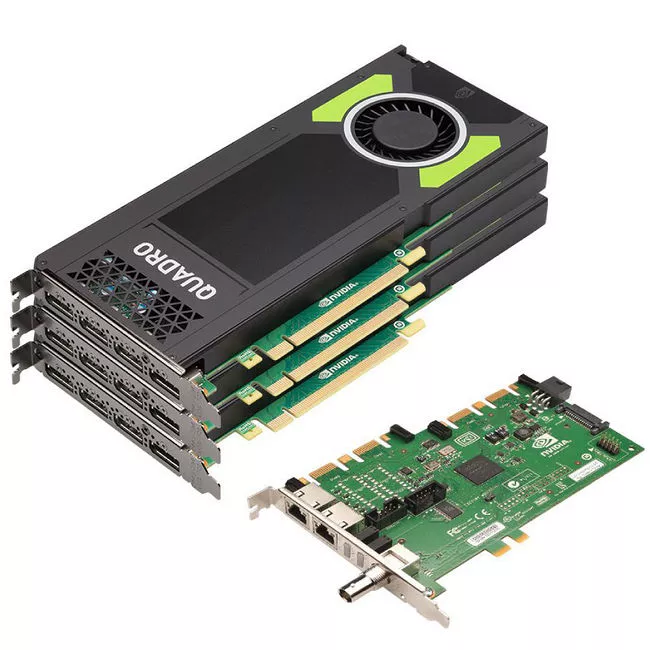 PNY VCQM4000SYNC-3M4KIT Tri Quadro M4000 Graphic Card - 8 GB GDDR5 + Quadro Sync (Turnkey Kit)