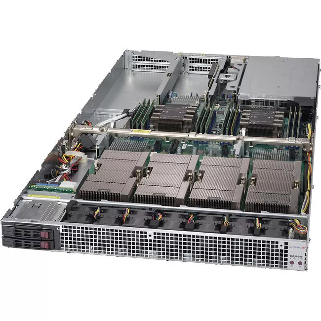 Supermicro SYS-1029GQ-TVRT 1U Rackmount Barebone - Intel C621 - 2X LGA-3647 - Supports 4X GPU
