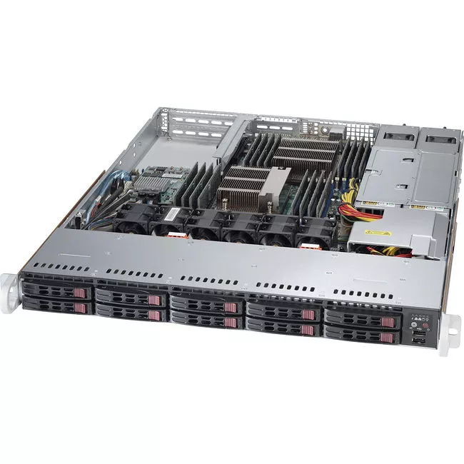 Supermicro SYS-1028R-WC1R Barebone System - 1U - Intel C610 Chipset - Socket LGA 2011-v3 - 2x CPU