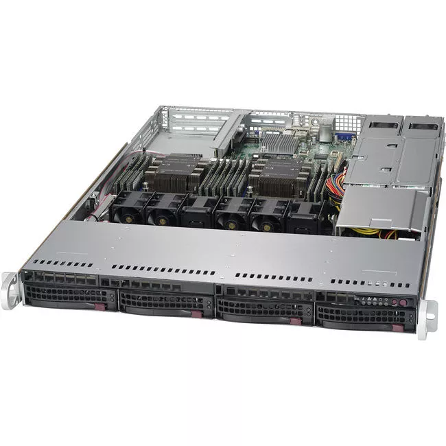 Supermicro SYS-6019P-WTR 1U Rackmount Barebone - Intel C621 Chipset - Socket P LGA-3647 - 2 x CPU