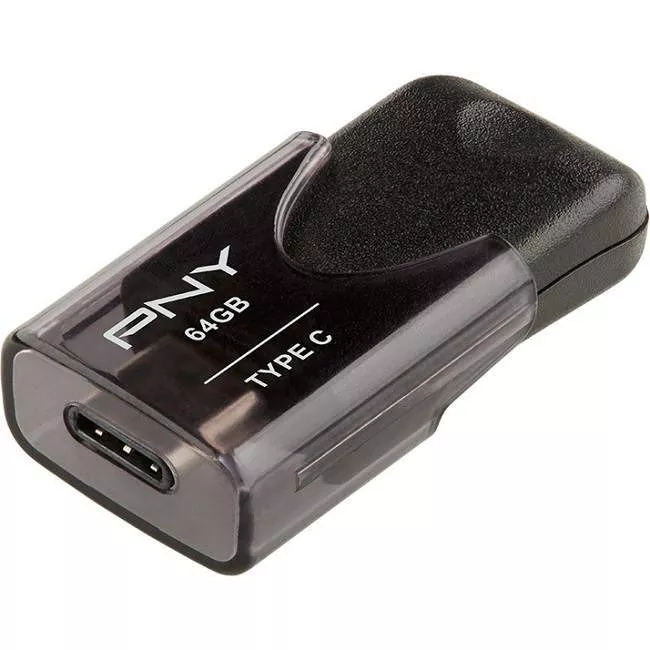 PNY P-FD64GTBAT4TC31-GE Elite Type-C USB 3.1 Flash Drive - 64 GB
