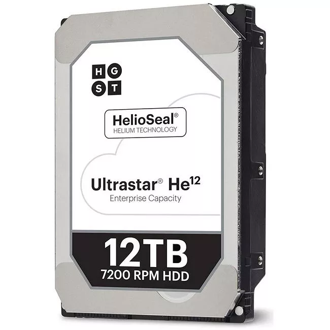 HGST HUH721212ALE600 12 TB SATA 3.5" 256 MB Cache 7200 RPM 0F30144 Hard Drive