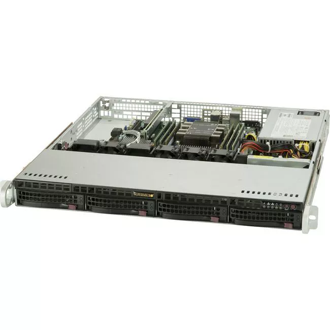 Supermicro SYS-5019P-MR 1U Rack-mountable Barebone - Intel C621 Chipset - Single Socket P LGA-3647