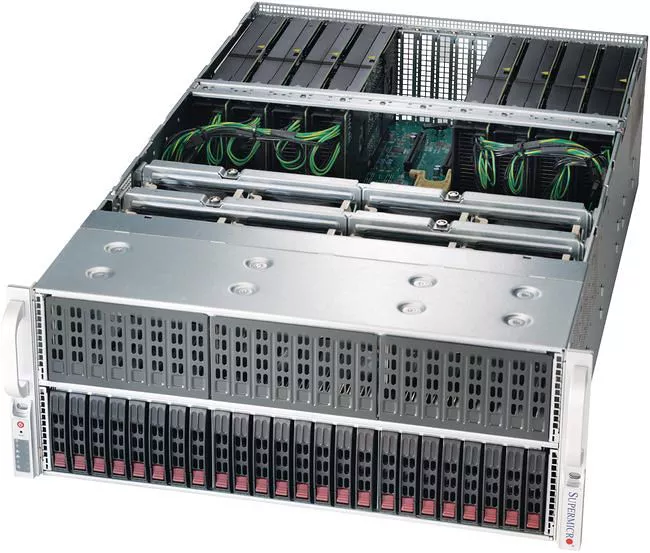 Supermicro SYS-4028GR-TR 4U Rackmount Barebone - Intel C612 - 2X Socket LGA 2011-v3 - 8X GPU
