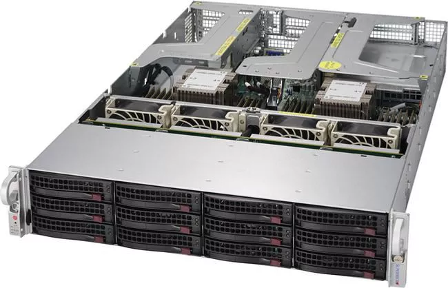 Supermicro SYS-6029U-TR4 2U Rack-mountable Barebone - Intel C621 Chipset - Dual Socket P LGA-3647