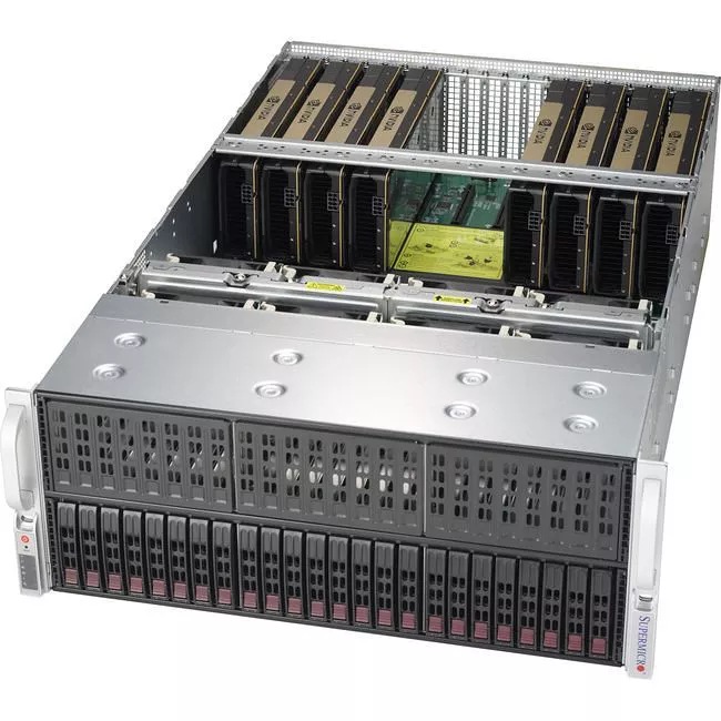 Supermicro SYS-4029GP-TRT 4U Rack Barebone - Intel Chipset C622 - Dual Socket P LGA 3647 - 8X GPU