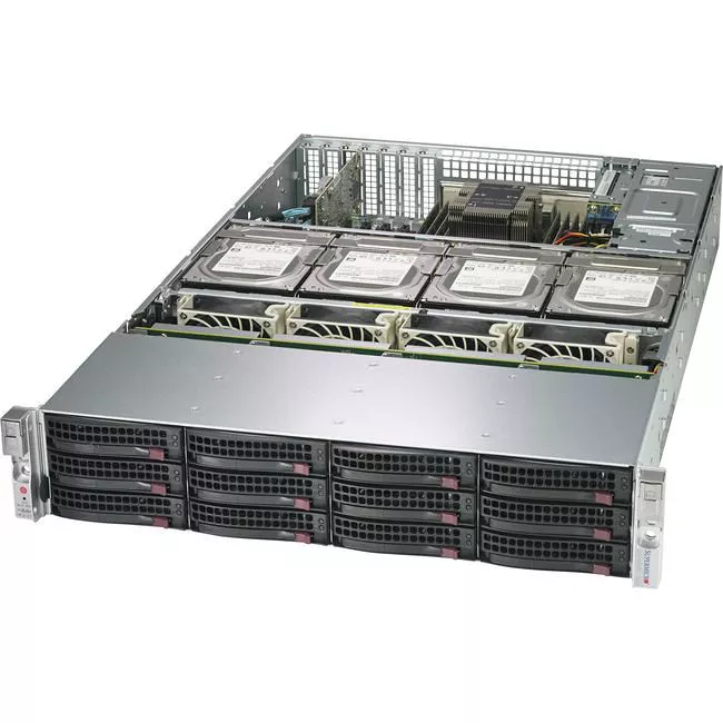 Supermicro SSG-6029P-E1CR16T 2U Rack Barebone - Intel C624 Chipset - 2X Socket P LGA-3647