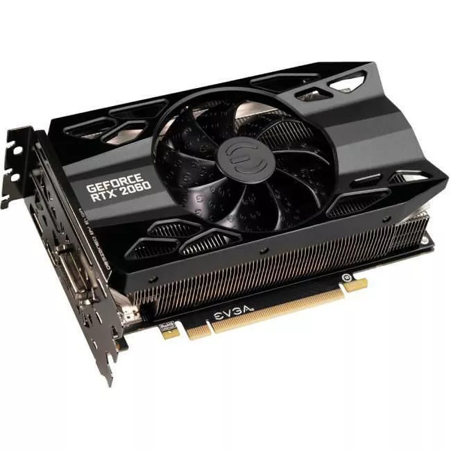 EVGA 06G-P4-2063-KR GeForce RTX 2060 Graphic Card - 1.76 GHz Boost Clock - 6 GB GDDR6 - Triple Slot