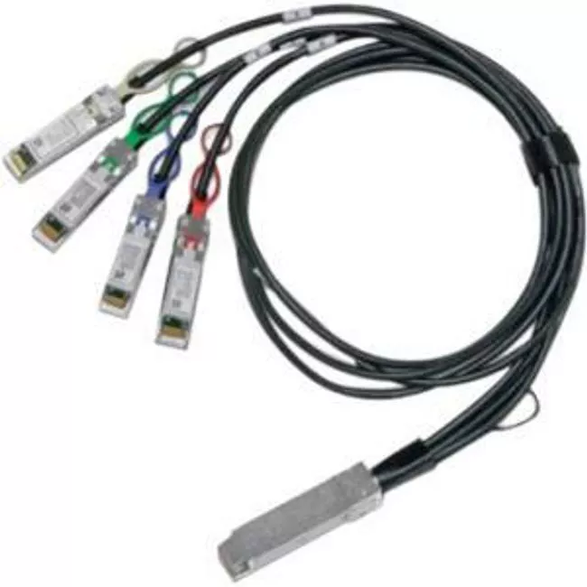 Mellanox MCP7F00-A001R30N Passive Copper Hybrid Network Cable - LinkX - 1x QSFP28 to 4x SFP28
