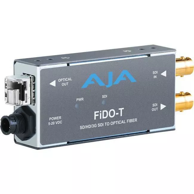 AJA FIDO-T-MM 1-Channel 3G-SDI to Multi-Mode LC Fiber Transmitter