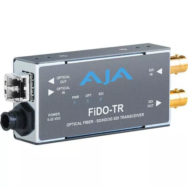 AJA FIDO-TR-MM 1-Channel 3G-SDI/LC Multi-Mode LC Fiber Transceiver