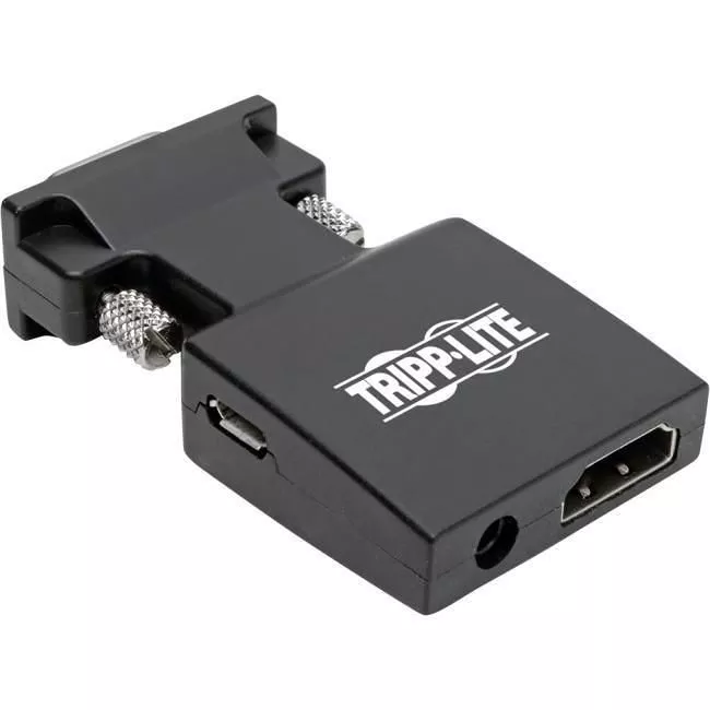 Tripp Lite P131-000-A-DISP HDMI to VGA Active Converter w/ Audio (F/M), 1920 x 1200 (1080p), 60 Hz