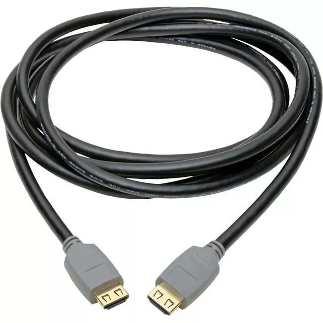 Tripp Lite P568-03M-2A Eaton Tripp Lite Series 4K HDMI Cable (M/M) - 4K 60 Hz, HDR, 4:4:4, Gripping Connectors, Black, 3 m