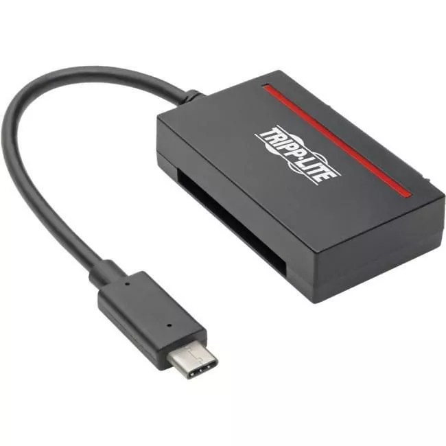 Tripp Lite U438-CF-SATA-5G USB 3.1 Gen 1 (5 Gbps) USB-C to CFast 2.0 Card and SATA III Adapter Thunderbolt 3 compatible