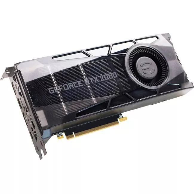 EVGA 08G-P4-2080-KR GeForce RTX 2080 Graphic Card - 1.71 GHz Boost Clock - 8 GB GDDR6 - Dual Slot