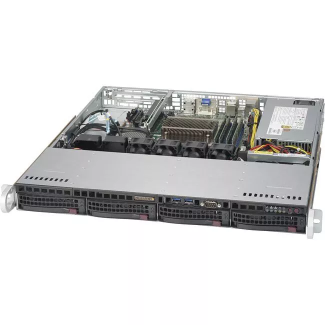 Supermicro SYS-5019S-M2 Barebone - 1U - Intel Q170 Express Chipset - Socket H4 LGA-1151 - 1 x CPU