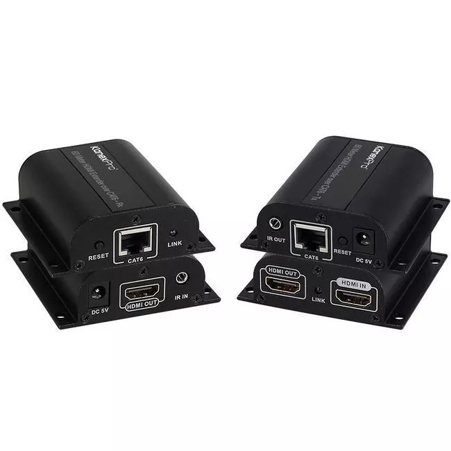 KanexPro EXT-HD60M-INT HDMI Extender with loop-out (60M) Cat 6 (International Power Supplies)