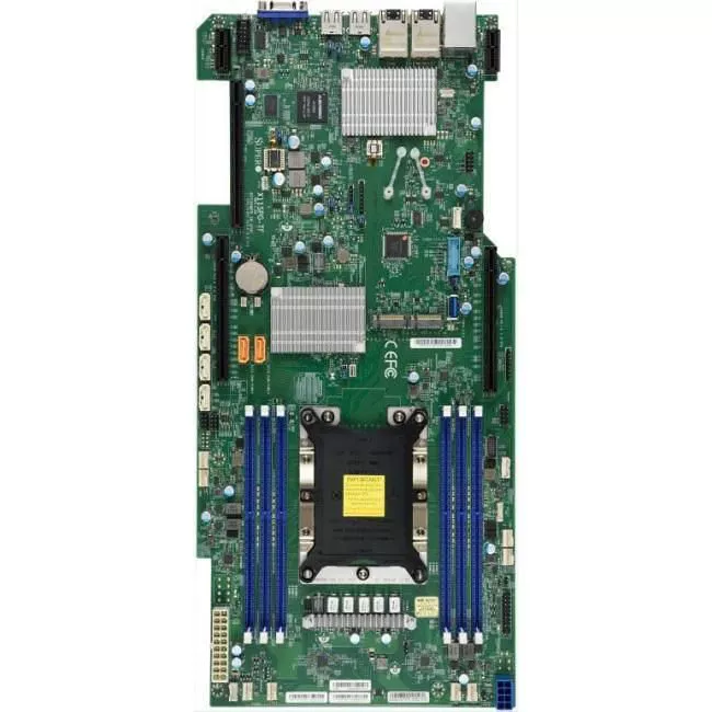 Supermicro MBD-X11SPG-TF-B Server Motherboard - 1x Socket P LGA-3647 - Intel C621 - 6x DDR4 - RAID - 2x M.2 - 3x PCIe x16 - Proprietary Form Factor
