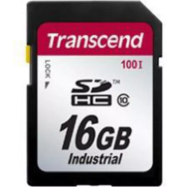 Transcend TS16GSDHC100I 16 GB Industrial SDHC Card (Class 10)