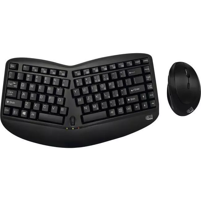 Adesso WKB-1150CB Tru-Form Wireless Ergo Mini Keyboard & Mouse