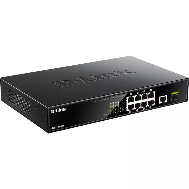 D-Link DGS-1010MP 10-Port Gigabit Rackmount PoE Switch