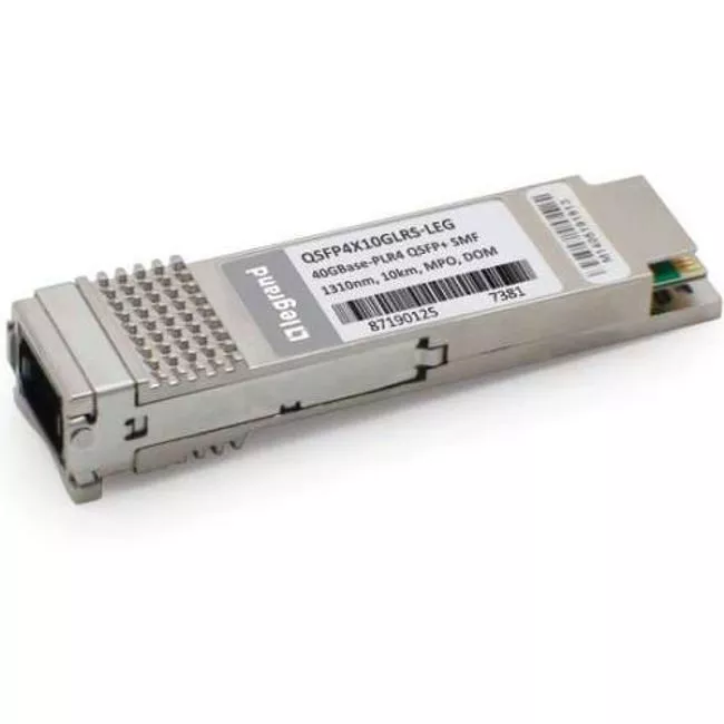C2G QSFP4X10GLRS-LEG 40GBase-PLR4 TAA QSFP+ Transceiver