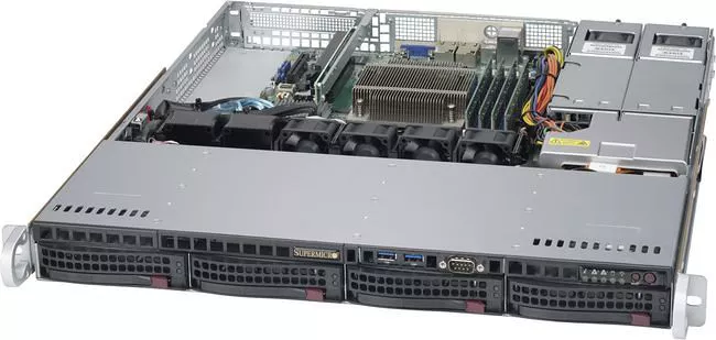 Supermicro SYS-5019S-W4TR 1U Rack-mountable Barebone - Intel C236 Chipset - 1 x Socket H4 LGA-1151