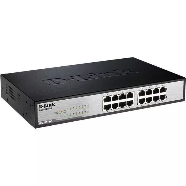 D-Link DGS-1016C 16-Port Gigabit Unmanaged Switch