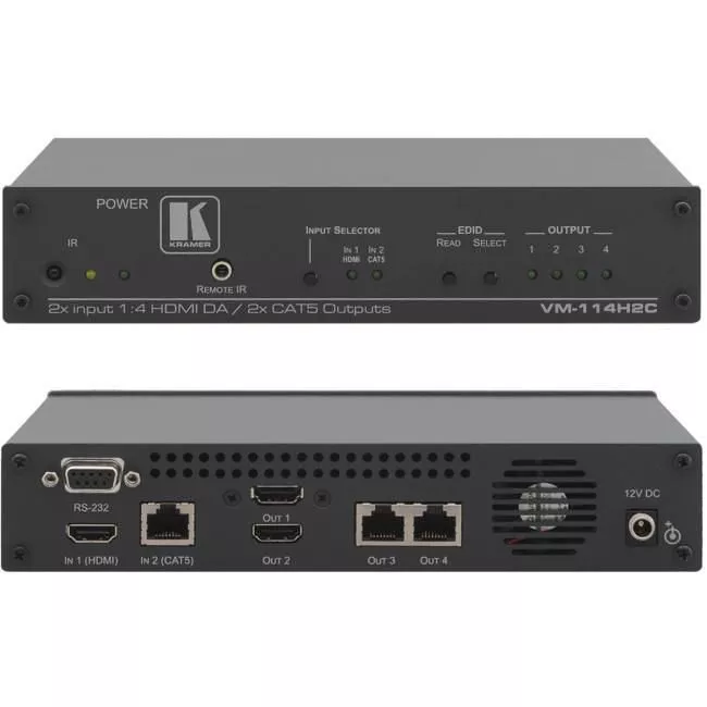 Kramer VM-114H2C 2 Input 1:4 HDMI DA/2x CAT5 Outputs